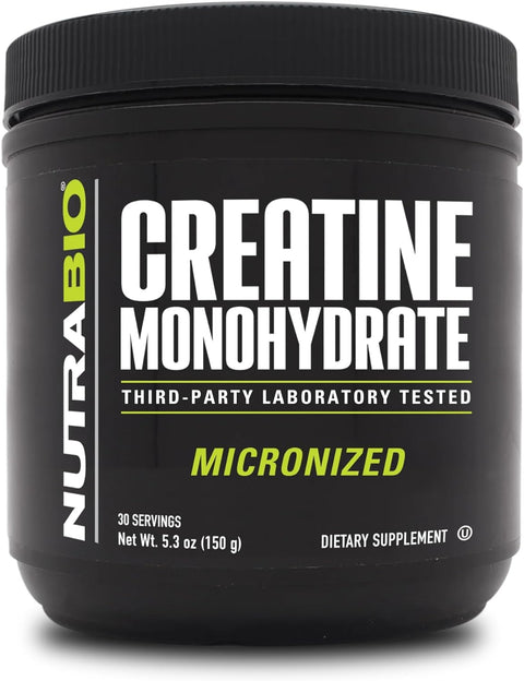 Creatine Monohydrate Powder | NutraBio - Premium Creatine from NutraBio - Just $13.99! Shop now at Nutrition Central