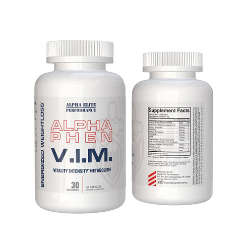 Alpha Phen VIM - Alpha Elite Performance - Premium Pre Workout; fat burner from Alpha Elite Performance - Just $49.99! Shop now at Nutrition Central