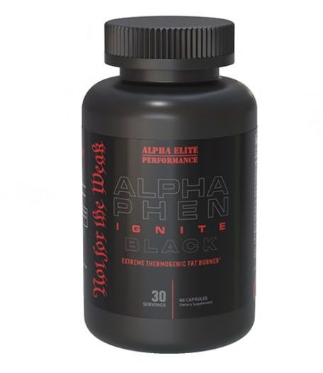 Alpha Phen Ignite Black - Premium Weight Loss/Energy from Alpha Elite Performance - Just $39.99! Shop now at Nutrition Central