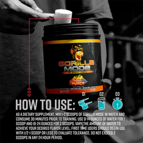 Gorilla Mode - Premium Pre-Workout from Gorilla Mind - Just $59.99! Shop now at Nutrition Central
