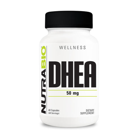 DHEA (50 mg) - Nutrabio - Premium Supplement Capsules from NutraBio - Just $13.99! Shop now at Nutrition Central