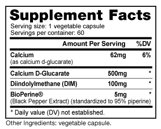 DIM with Calcium D-Glucarate