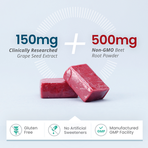 SuperBeets Heart Chews - Premium SuperBeets Heart Chews from HumanN - Just $39.95! Shop now at Nutrition Central