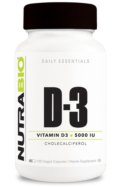 Vitamin D (5000 IU) - Nutrabio - Premium Vitamins from Nutrabio - Just $9.99! Shop now at Nutrition Central