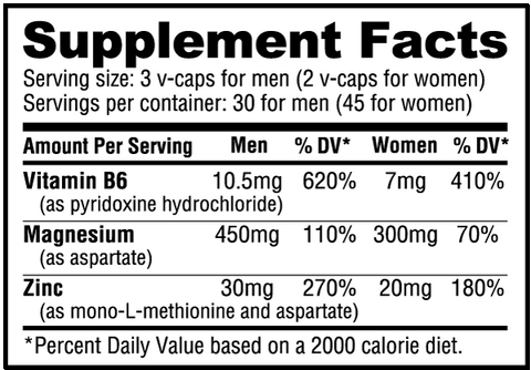 ZMA 90 Vegetable Capsules