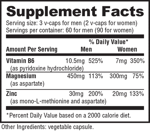 ZMA 180 Vegetable Capsules