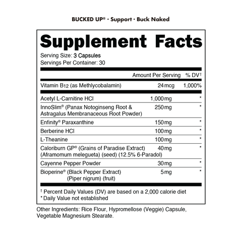 Buck Naked by Bucked Up - Premium WEIGHT LOSS from Bucked Up - Just $44.95! Shop now at Nutrition Central