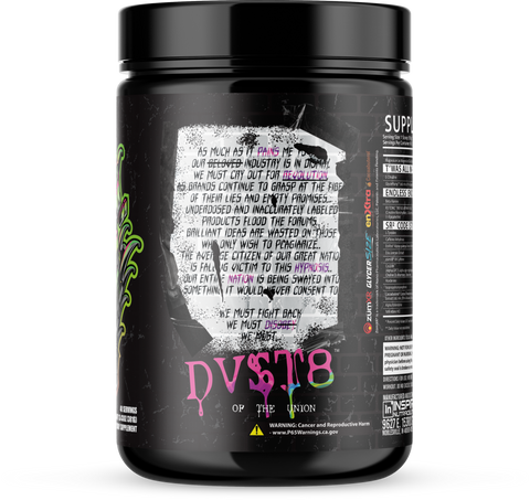 DVST8: of the Union Pre-Workout - Premium Supplements from Inspired Nutraceuticals - Just $39.99! Shop now at NutritionCentral.com