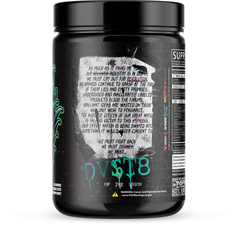 DVST8: of the Union Pre-Workout - Premium Supplements from Inspired Nutraceuticals - Just $39.99! Shop now at NutritionCentral.com
