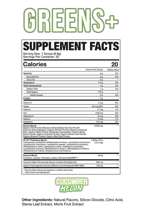 Greens+ V2: Superfoods Greens Powder - Premium Vitamins from Axe & Sledge Supplements - Just $49.95! Shop now at Nutrition Central