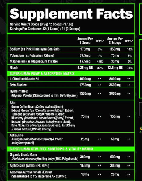 Alpha Lion SuperHuman Pump - Premium Vitamins & Supplements from Alpha Lion - Just $42.99! Shop now at Nutrition Central