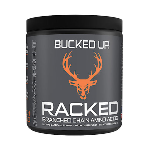 Racked BCAA Supplement - Premium Aminos / Intra-Workout from Bucked Up - Just $42.95! Shop now at Nutrition Central