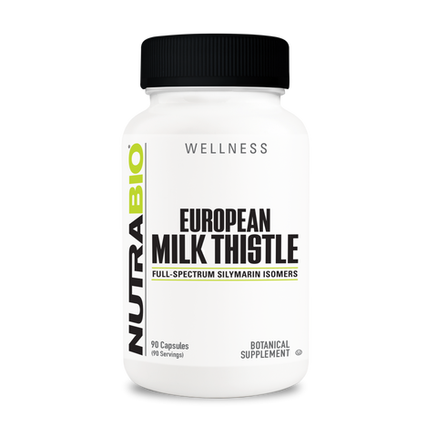 European Milk Thistle - Premium Supplement Capsules from NutraBio - Just $22.99! Shop now at Nutrition Central