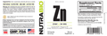 Zinc Chelate (30mg) - Premium Supplement Capsules from NutraBio - Just $12.99! Shop now at Nutrition Central