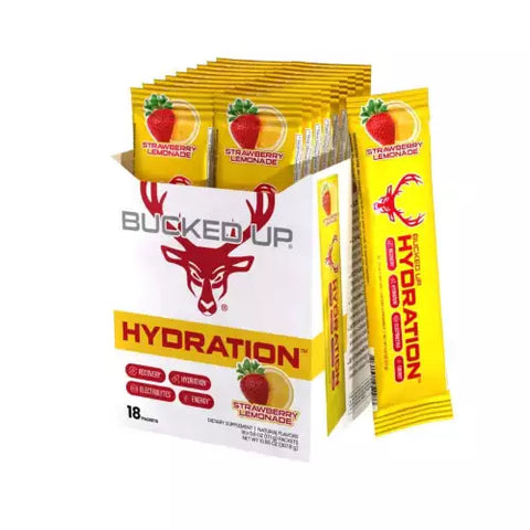 Bucked Up Hydration - 18 Stick Packs - Premium Recovery from Bucked Up - Just $24.99! Shop now at Nutrition Central