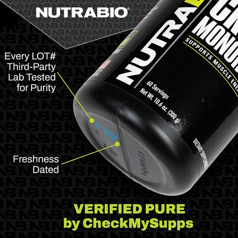 Creatine Monohydrate Powder | NutraBio