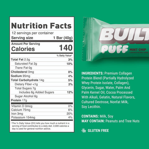 Built Puff Protein Bar - Premium Healthy Snacks from Built - Just $3.50! Shop now at Nutrition Central