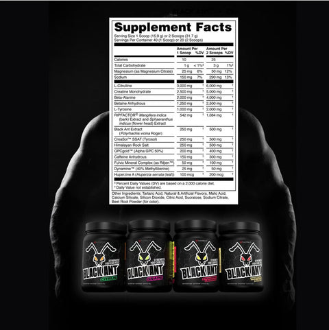 Bucked Up Black Ant 20srv