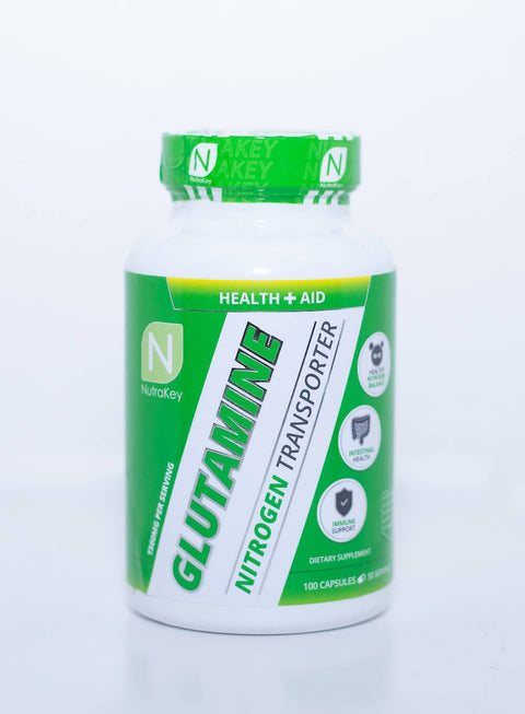 Glutamine Caps (100ct) - Nutrakey