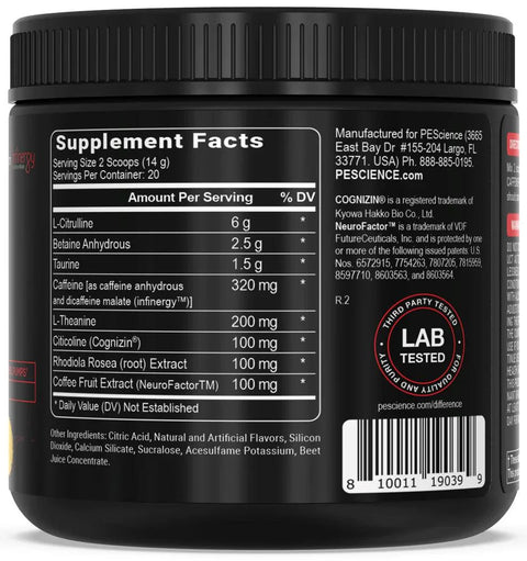 Prolific Pre Workout - Pescience - Premium  from Pescience - Just $34.99! Shop now at Nutrition Central