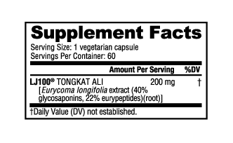 Tongkat Ali - Nutrabio - Premium Vitamins & Supplements from NutraBio - Just $44.99! Shop now at Nutrition Central