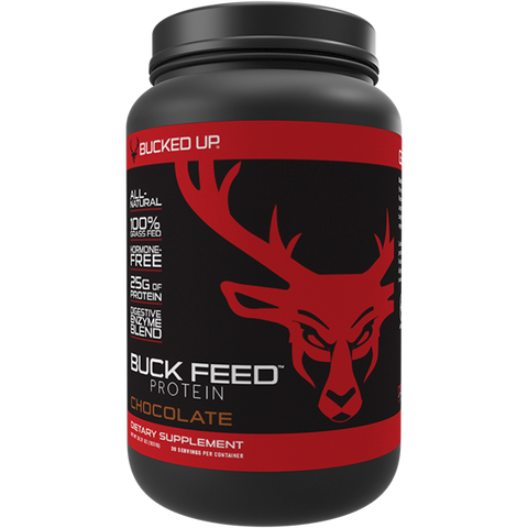 Buck Feed All Natural Protein - Premium Supplements from Bucked Up - Just $59.95! Shop now at Nutrition Central