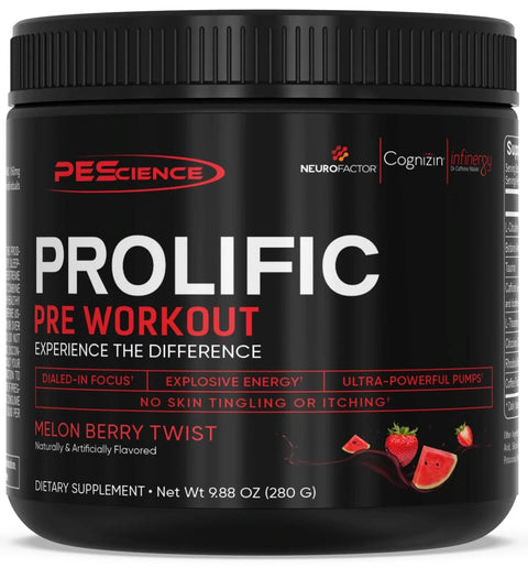 Prolific Pre Workout - Pescience - Premium  from Pescience - Just $34.99! Shop now at Nutrition Central