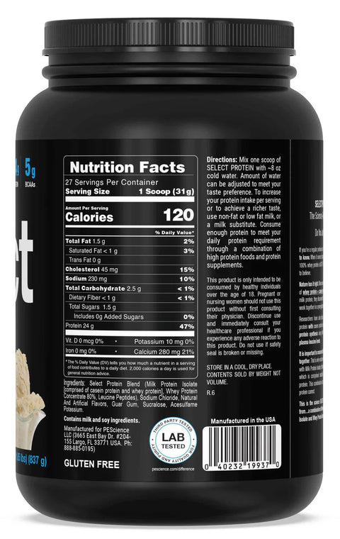 Select Protein - Pescience - Premium Proteins from Pescience - Just $40! Shop now at Nutrition Central