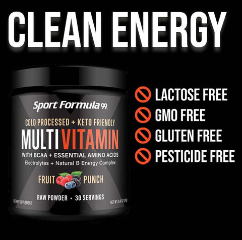 Powder Multivitamin Tub - Orange Burst