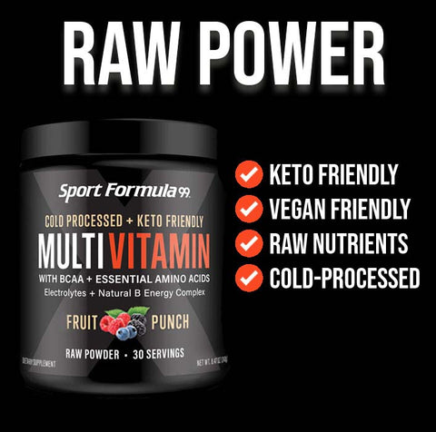 Powder Multivitamin Tub - Orange Burst