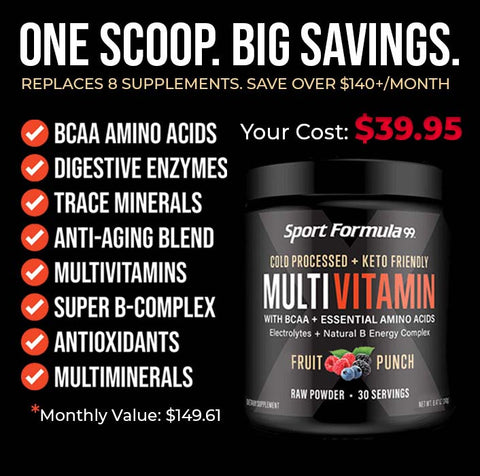 Powder Multivitamin Tub - Orange Burst