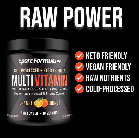 Powder Multivitamin Tub - Orange Burst