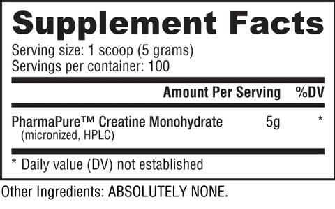 Creatine Monohydrate Powder | NutraBio