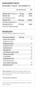 Metabolic Nutrition Phenolox (45 Caps)