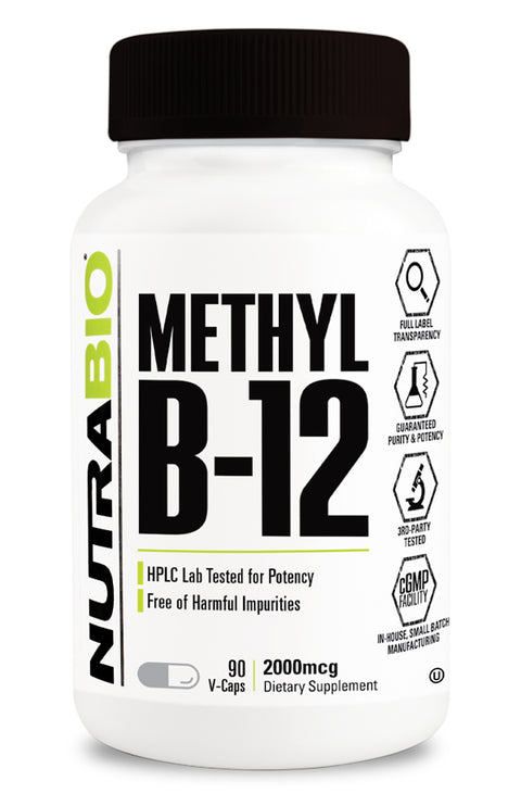 Methyl B-12 (2000mcg) 90 Vegetable Capsules