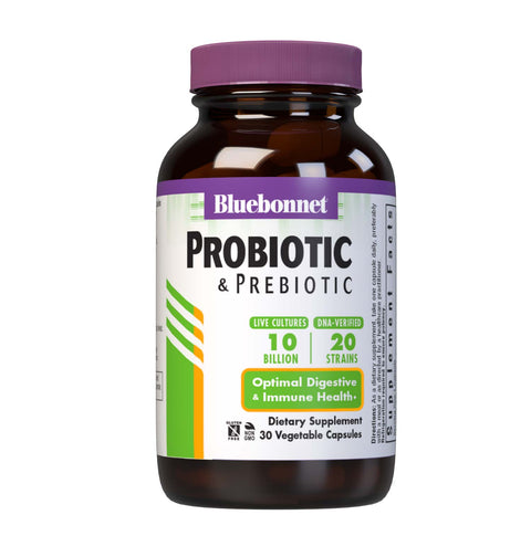 Probiotic & Prebiotic 10 Billion - Premium Probiotics from Bluebonnet - Just $17.99! Shop now at Nutrition Central