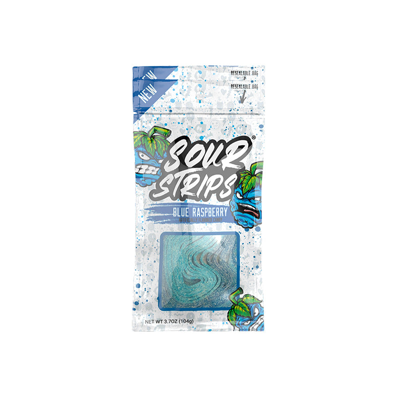 Sour Strips 3.7oz Bag Blue Raspberry | Buy Health Food - Other Snacks ...