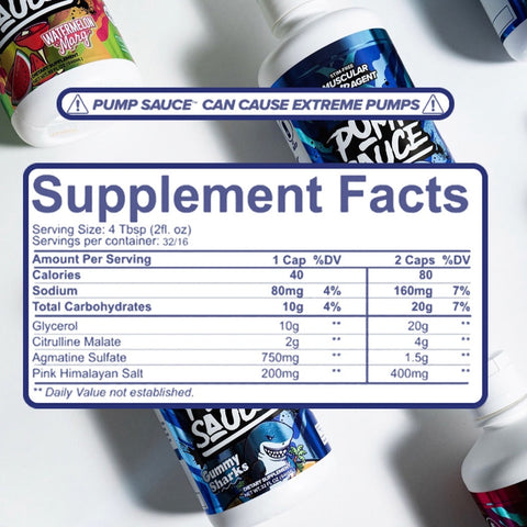 Pump Sauce | 16/32 Serv - Premium Pre Workout from Pump Sauce - Just $44.99! Shop now at Nutrition Central