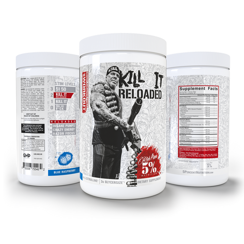 Kill It Reloaded Pre-Workout: Legendary Series - Premium Supplements from 5% Nutrition - Just $52.99! Shop now at Nutrition Central