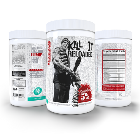 Kill It Reloaded Pre-Workout: Legendary Series - Premium Supplements from 5% Nutrition - Just $52.99! Shop now at Nutrition Central