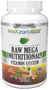 Maxzorb Raw Mega Nutritional Vitamins