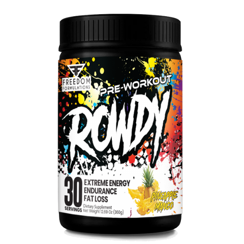 Rowdy Pre Workout - Freedom Formulations - Premium Pre-Workout from Freedom Formulation - Just $49.99! Shop now at NutritionCentral.com