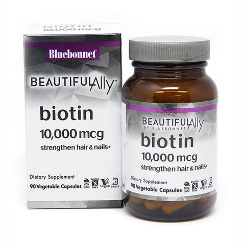 Bluebonnet Beautiful Ally Biotin 10000mcg 90 vcaps