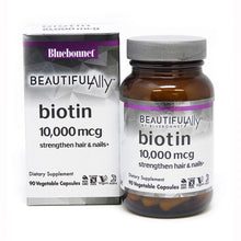 Load image into Gallery viewer, Bluebonnet Beautiful Ally Biotin 10000mcg 90 vcaps
